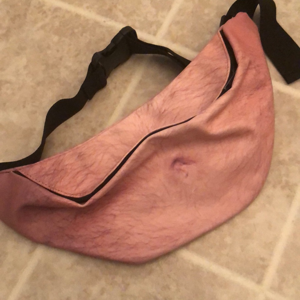Hairy belly fanny pack